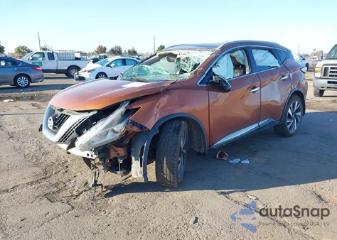 2015 Nissan Murano Platinum z USA, uszkodzony, nr VIN 5N1AZ2MH1FN282811